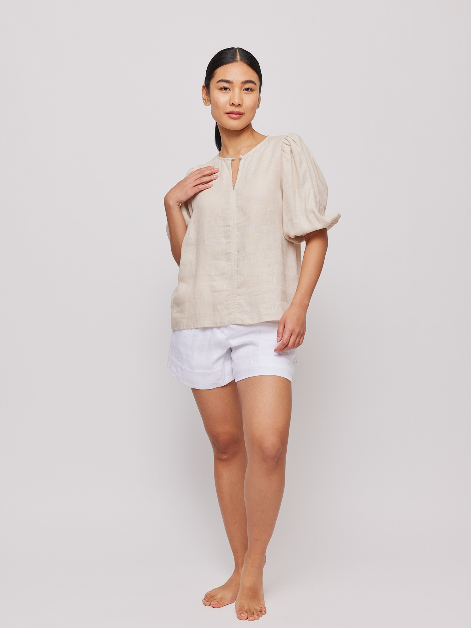 Anna Linen Top - ella&il