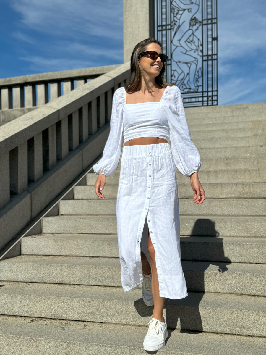 White Midi Skirt White Skirt Nz MARBELLA SKIRT WHITE Treasure Box