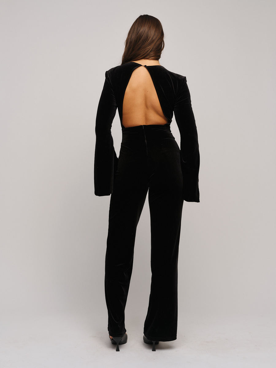 Amira Velour Jumpsuit