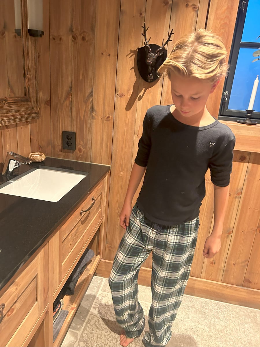 KIDS Billie flannel pants