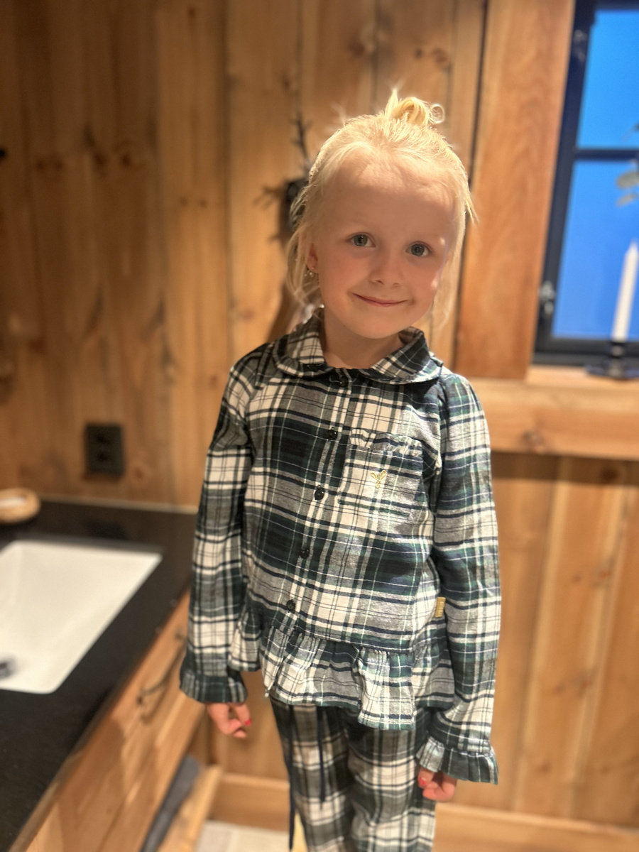 KIDS Cassie flannel pyjamas