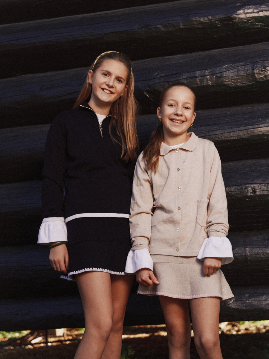 KIDS Johanne merino cardigan