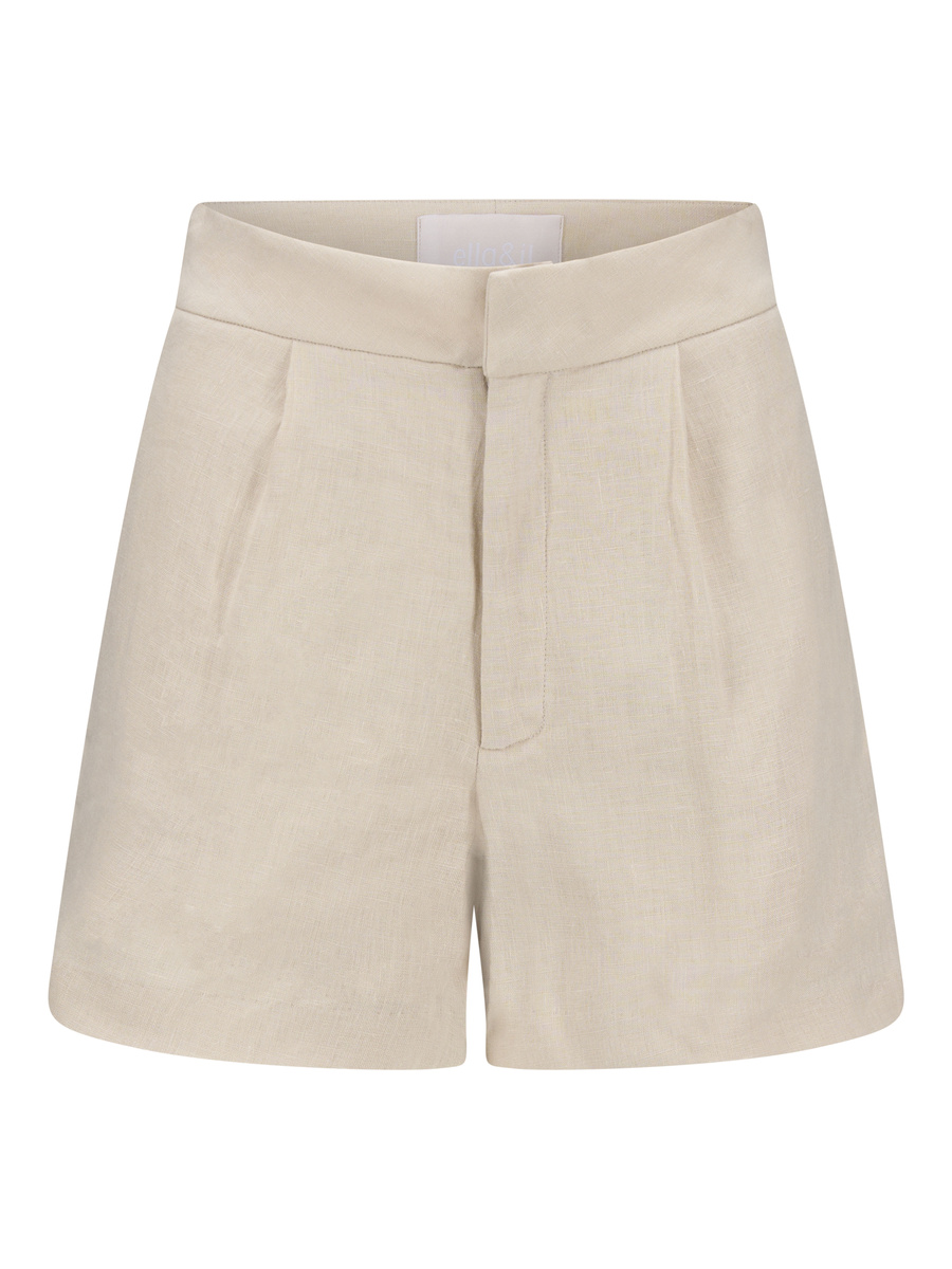 Freya Solid Linen Shorts
