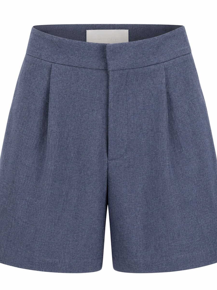 Freya Solid Linen Shorts