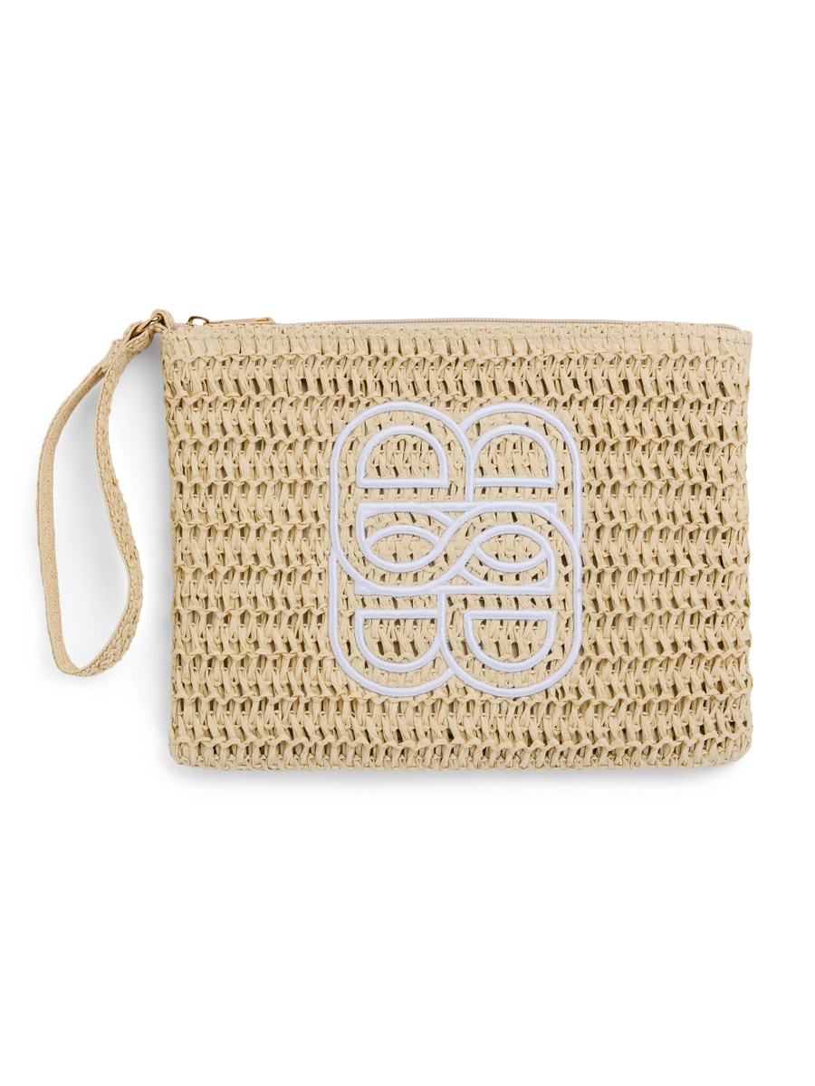 Mim Straw Clutch