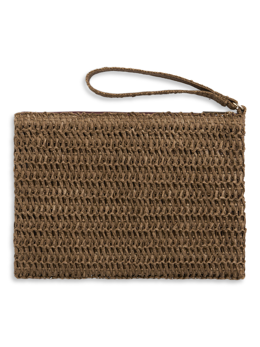Mim Straw Clutch