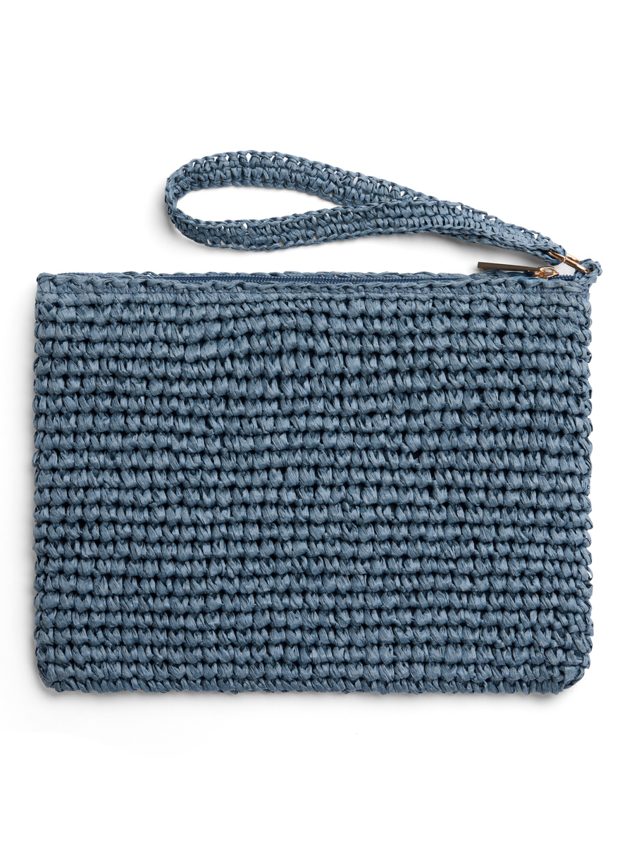 Mim Straw Clutch