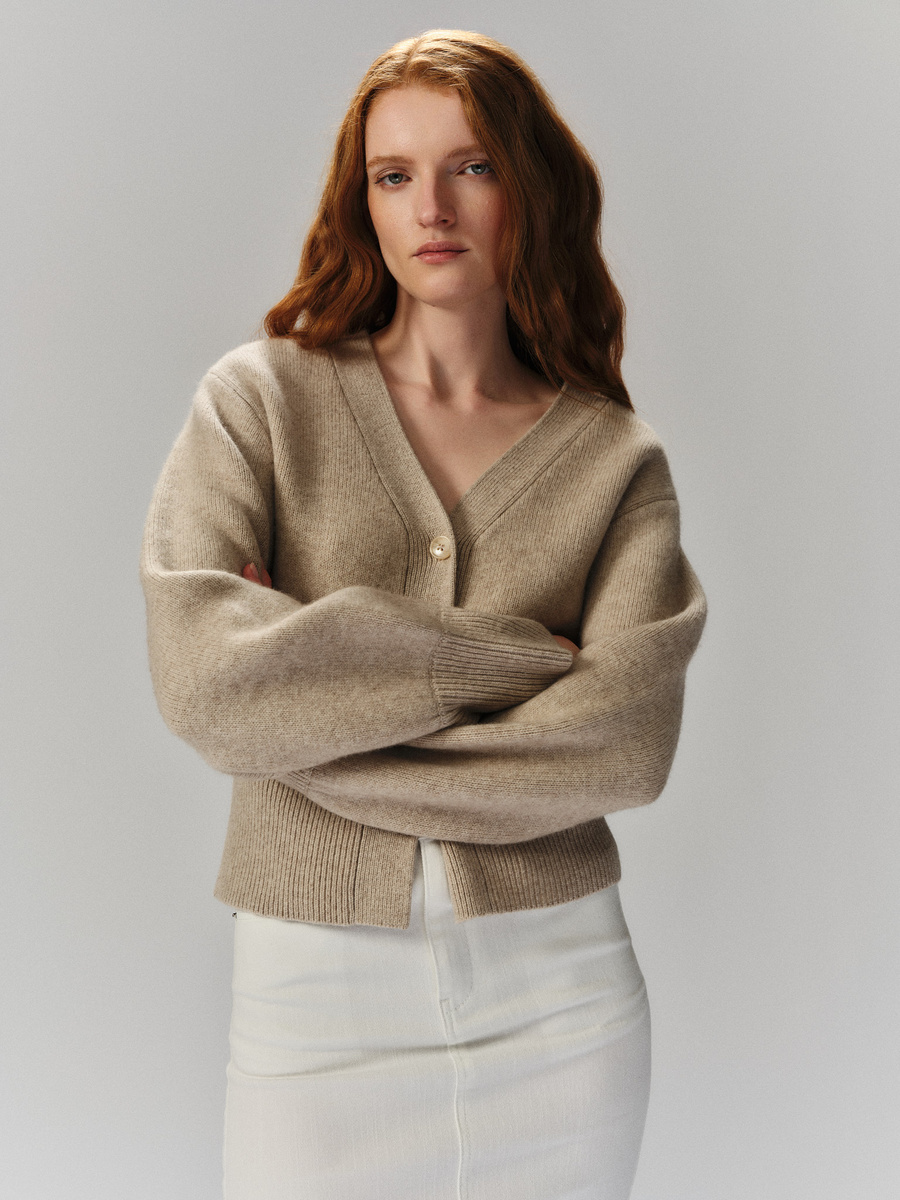 Leonie wool cardigan