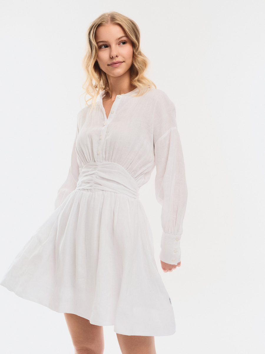 Este Linen Dress