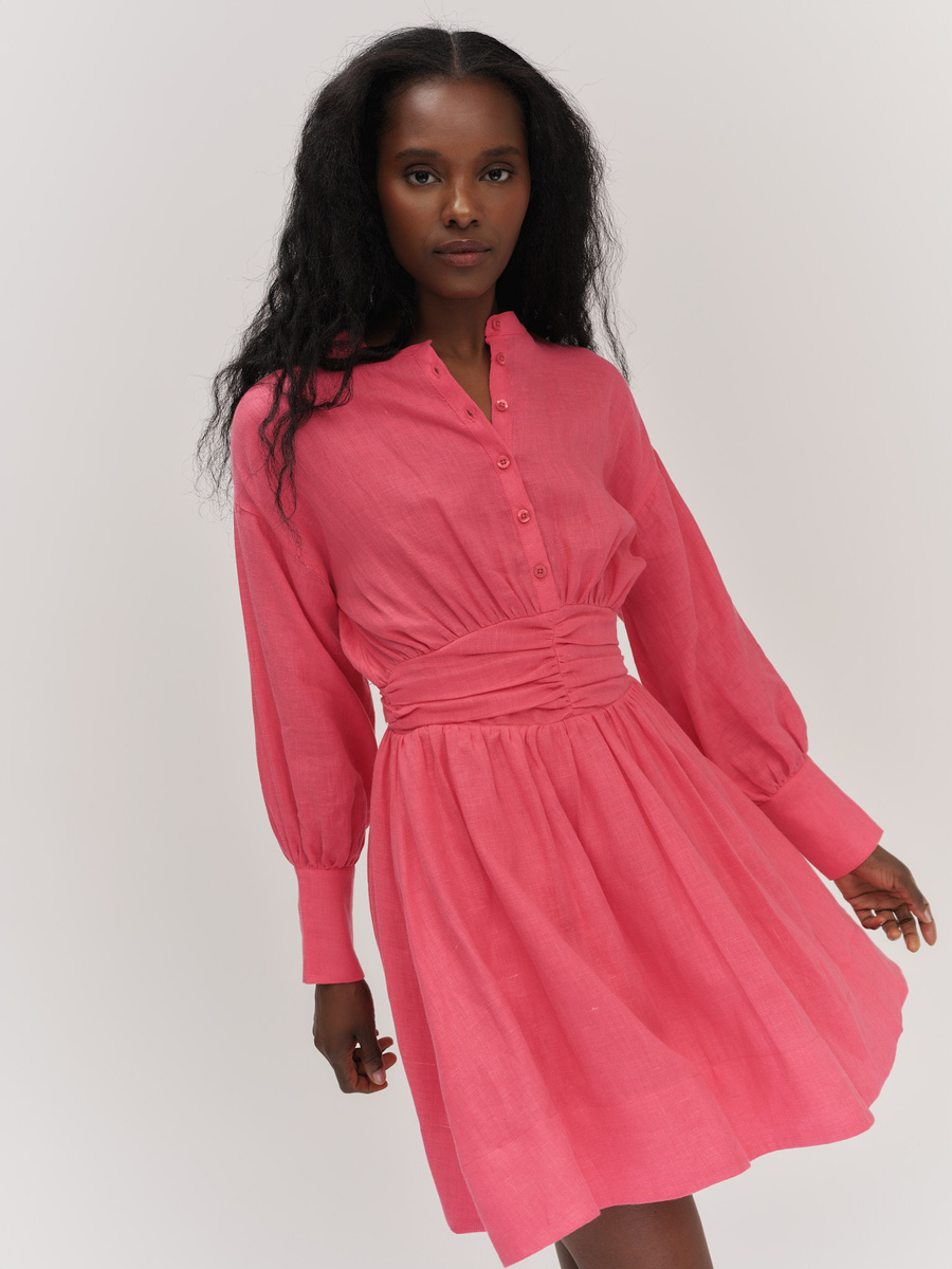 Este Linen Dress