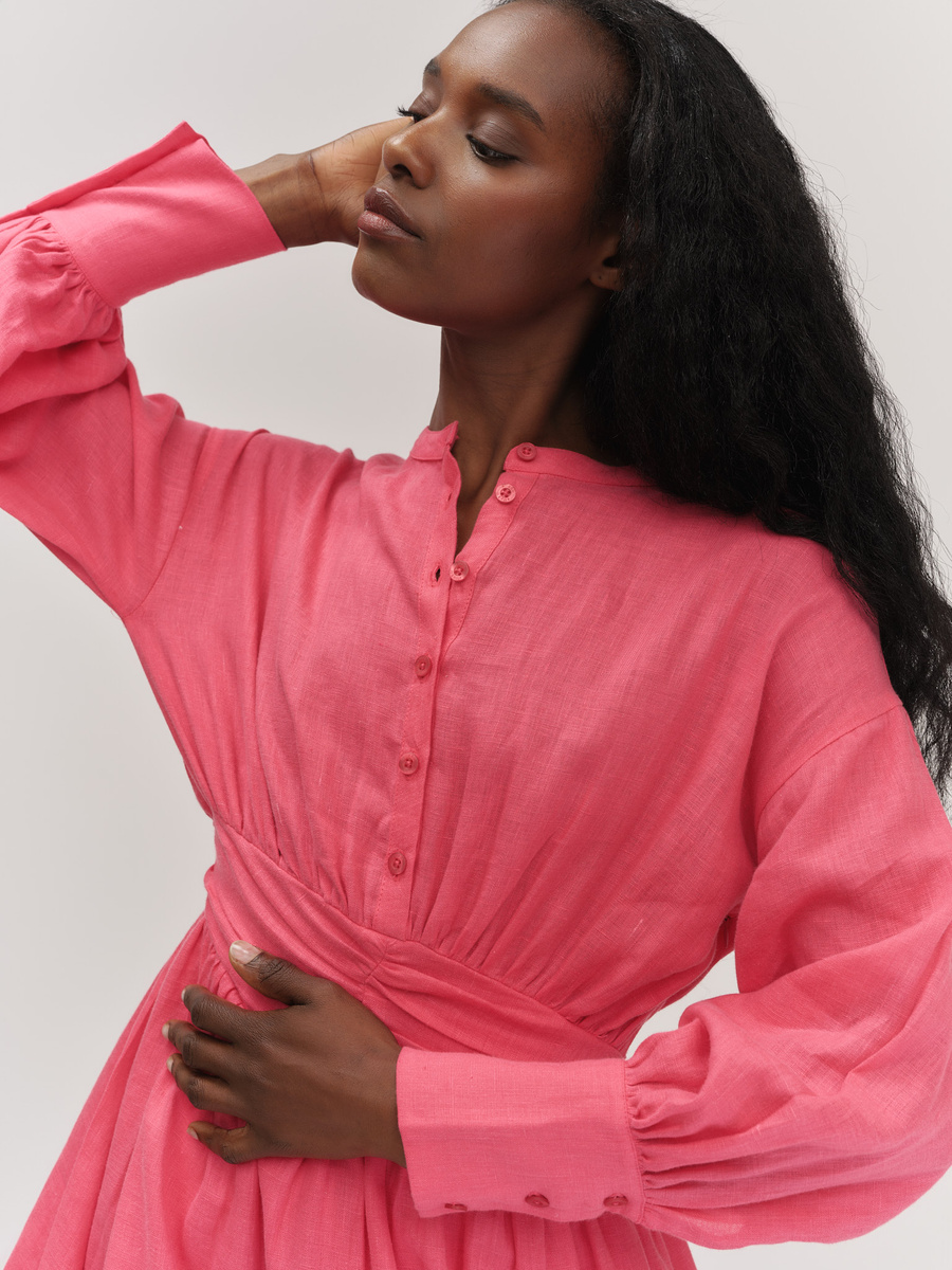 Este Linen Dress