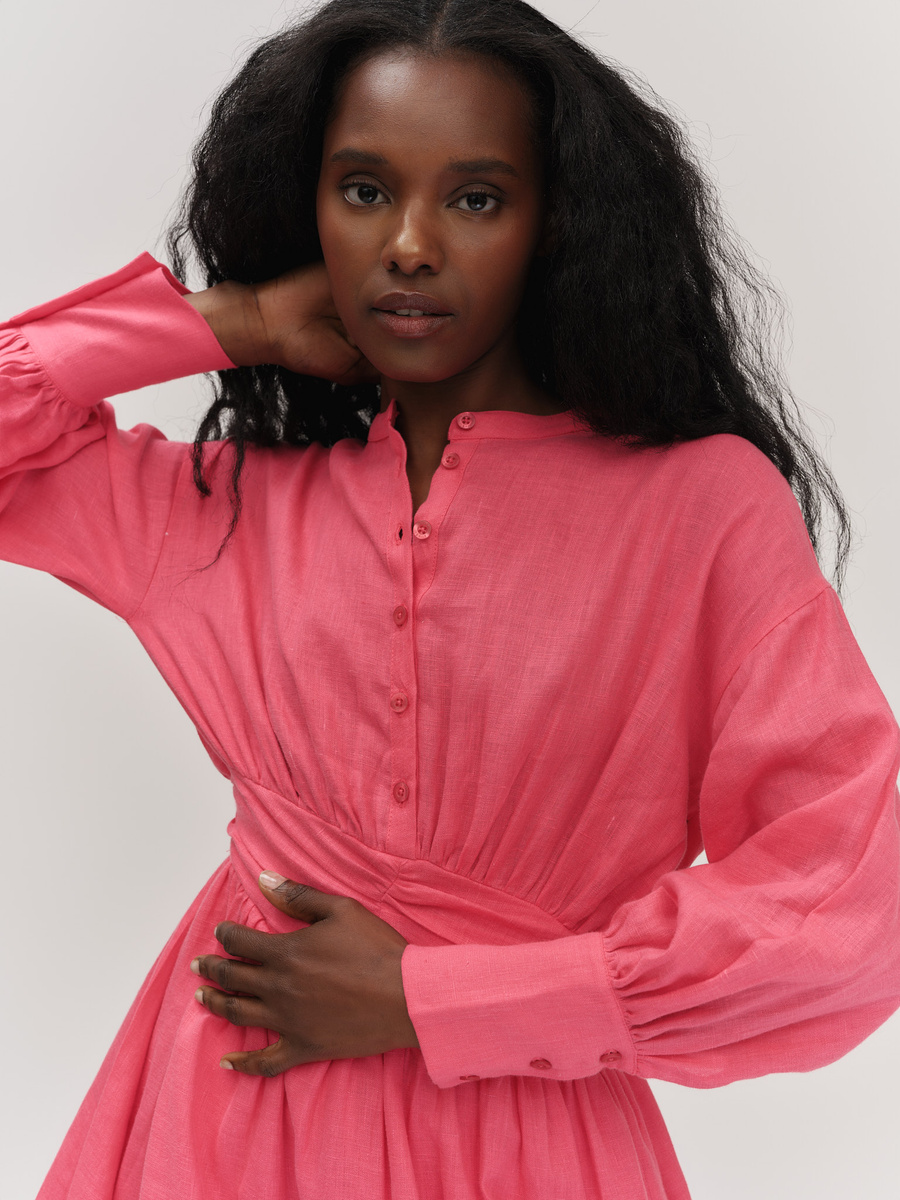 Este Linen Dress