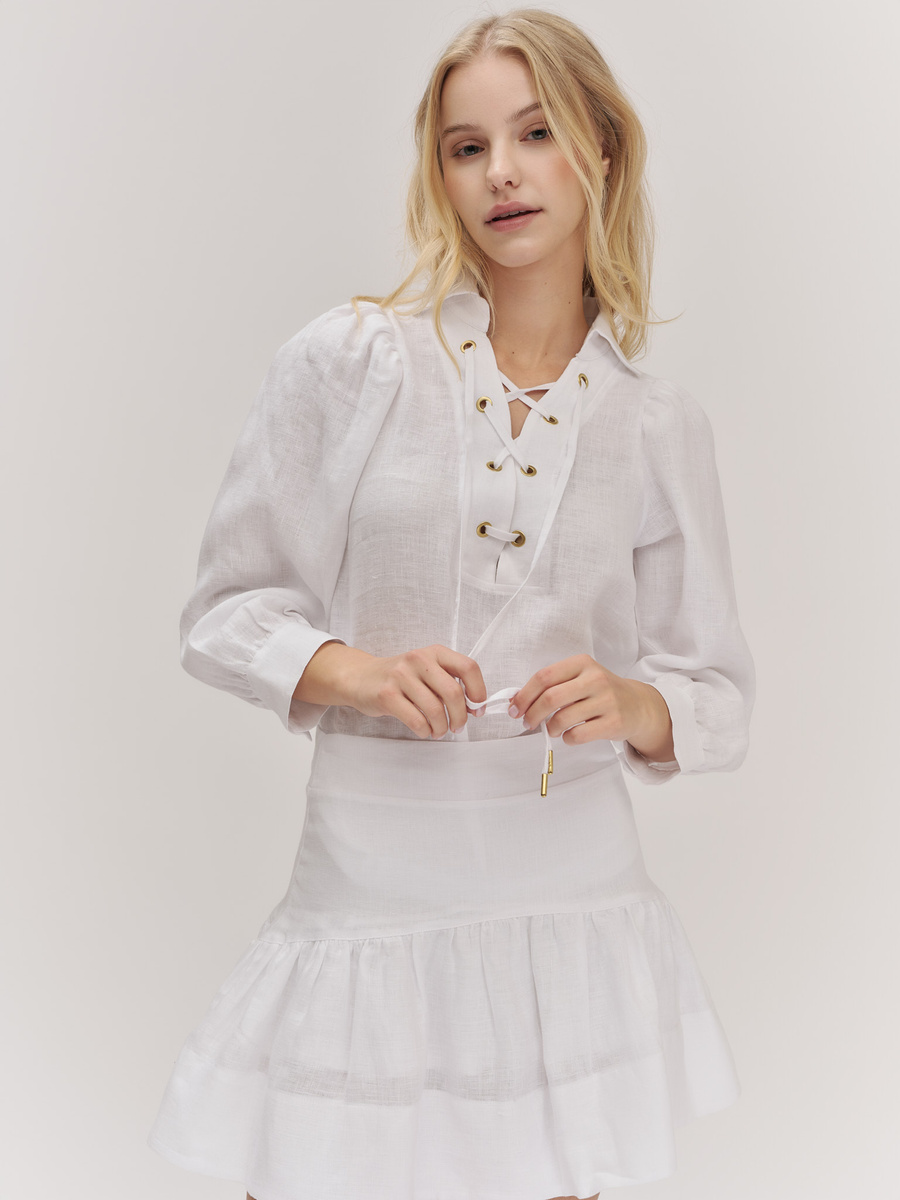 Vivienne Linen Blouse