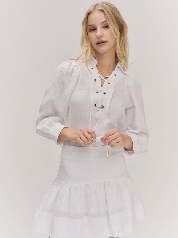 Vivienne Linen Blouse