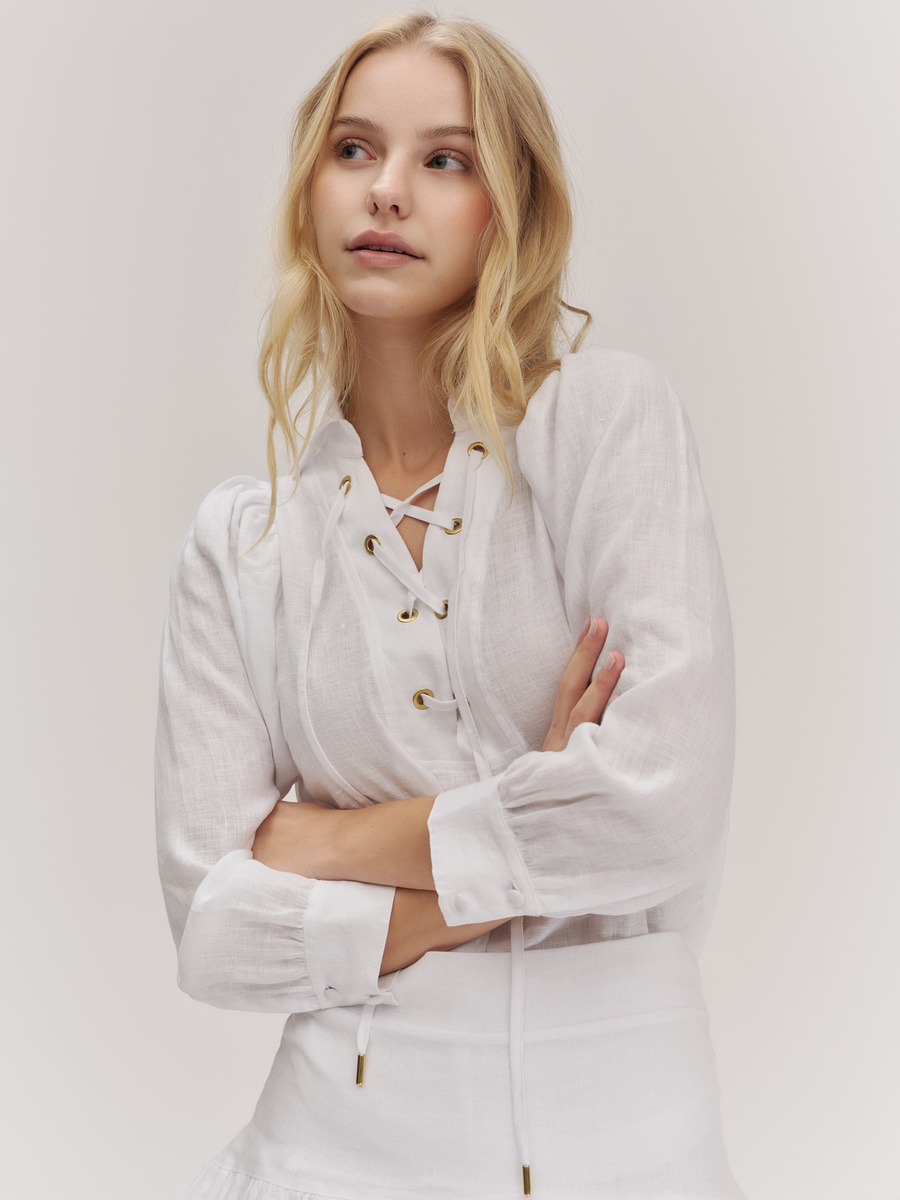 Vivienne Linen Blouse