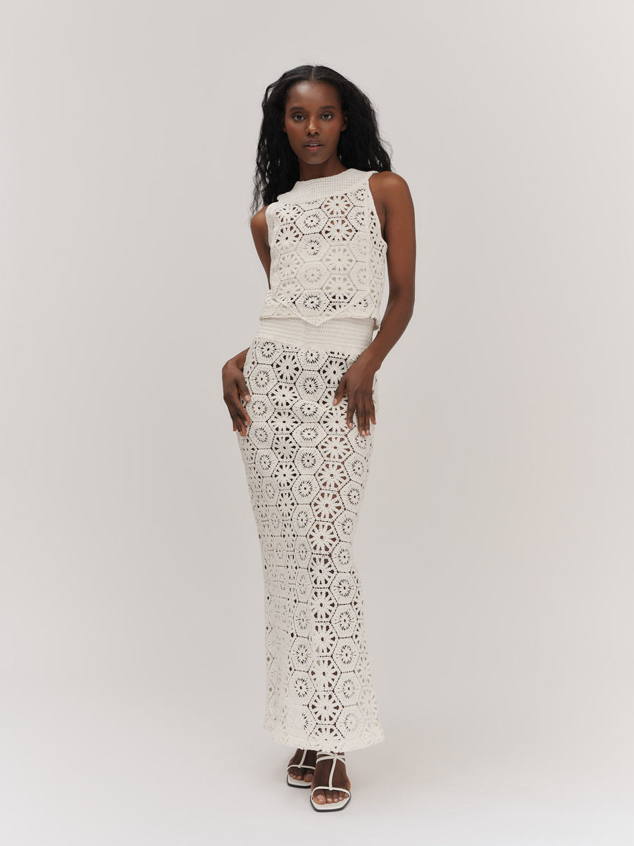 Louli Crochet Skirt