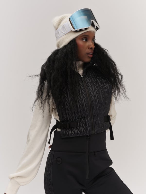 Bonnie Braided Down Vest