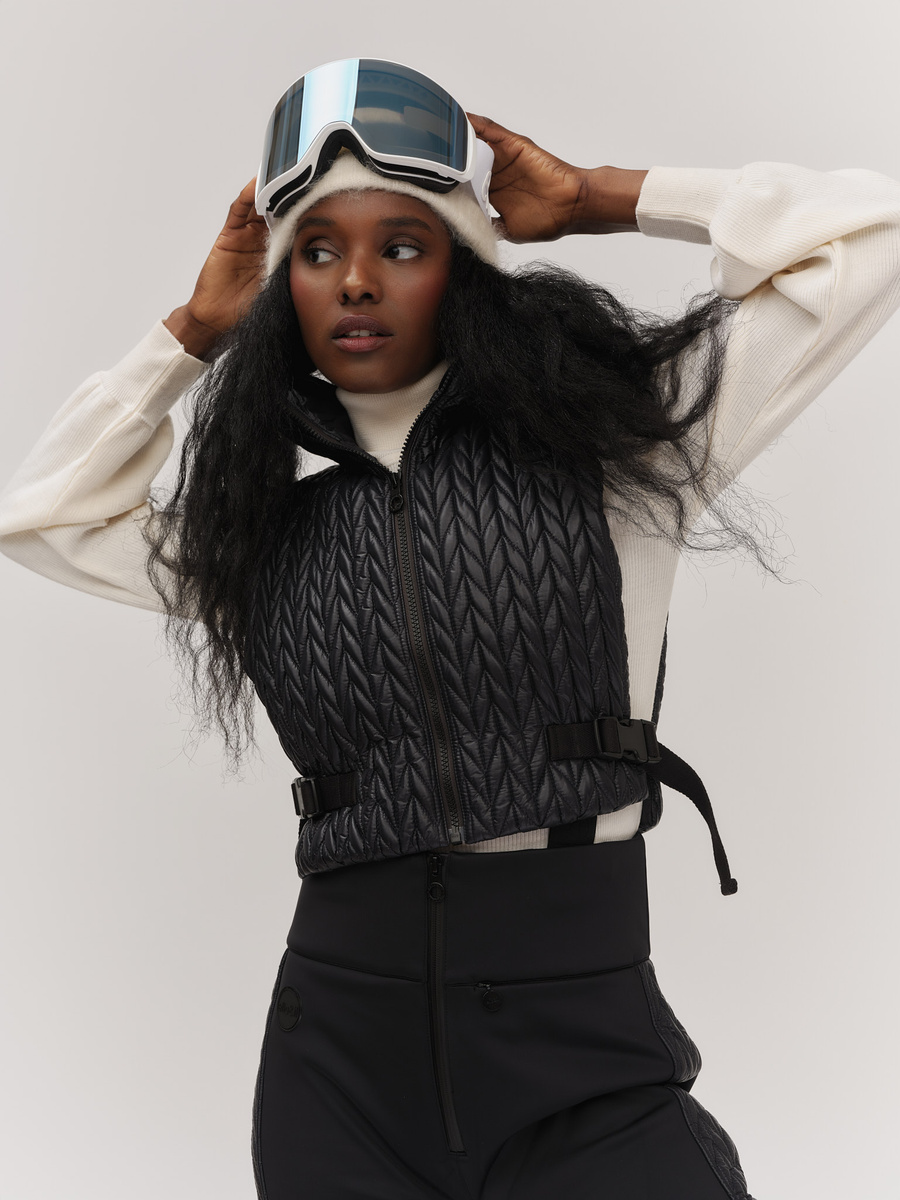 Bonnie Braided Down Vest