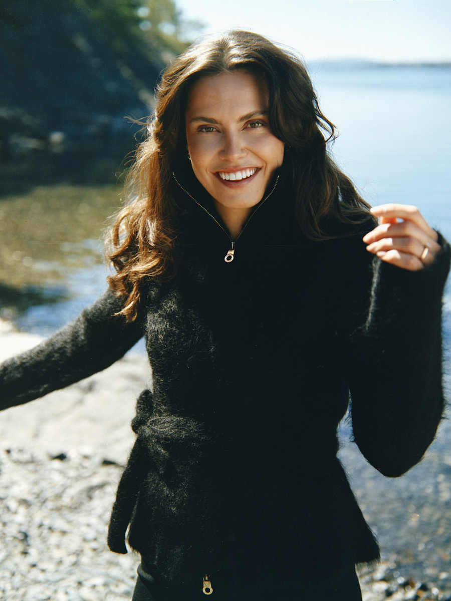 Amalie Chunky Zip Cardigan