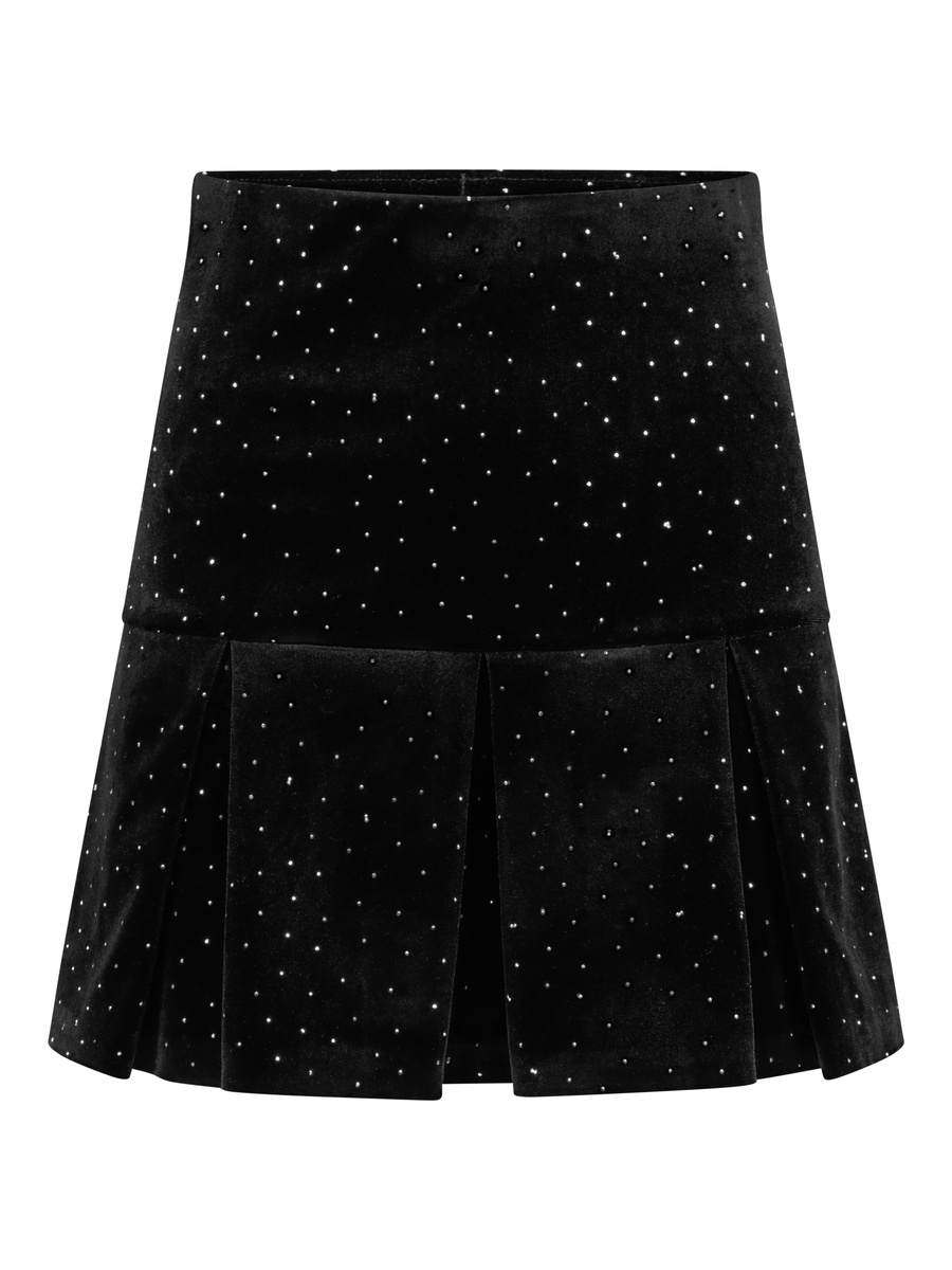 Sirina Stud Velour Skirt