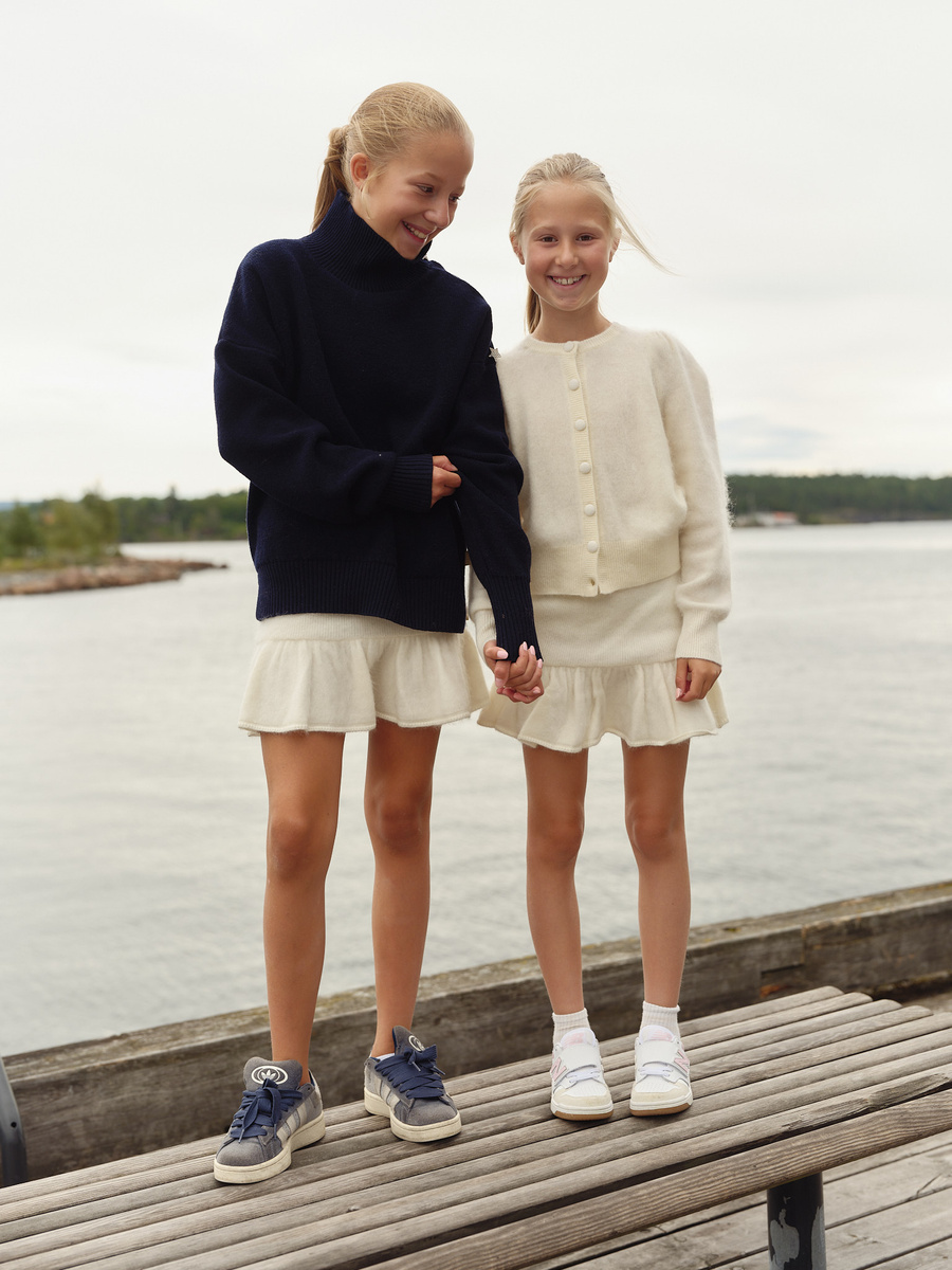 KIDS Yanine brushed cardigan