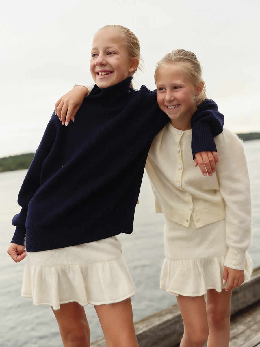 KIDS Yanine brushed cardigan