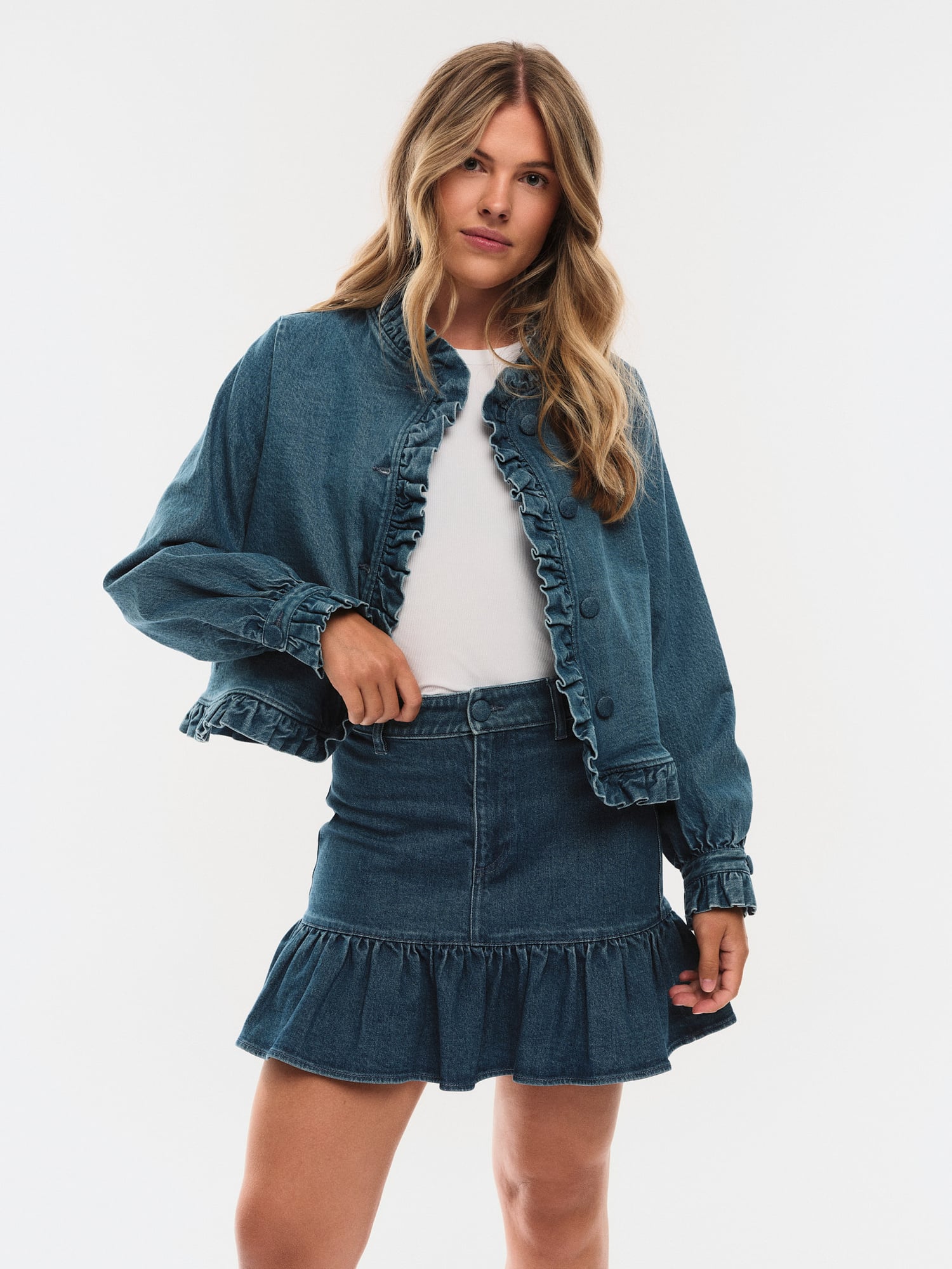 ジャケット・アウター ella selectshop denim oil cloth jacket 2540_4ed96663d9-betty-denim-