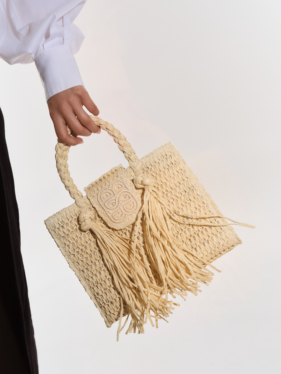 Sigrid Straw Bag