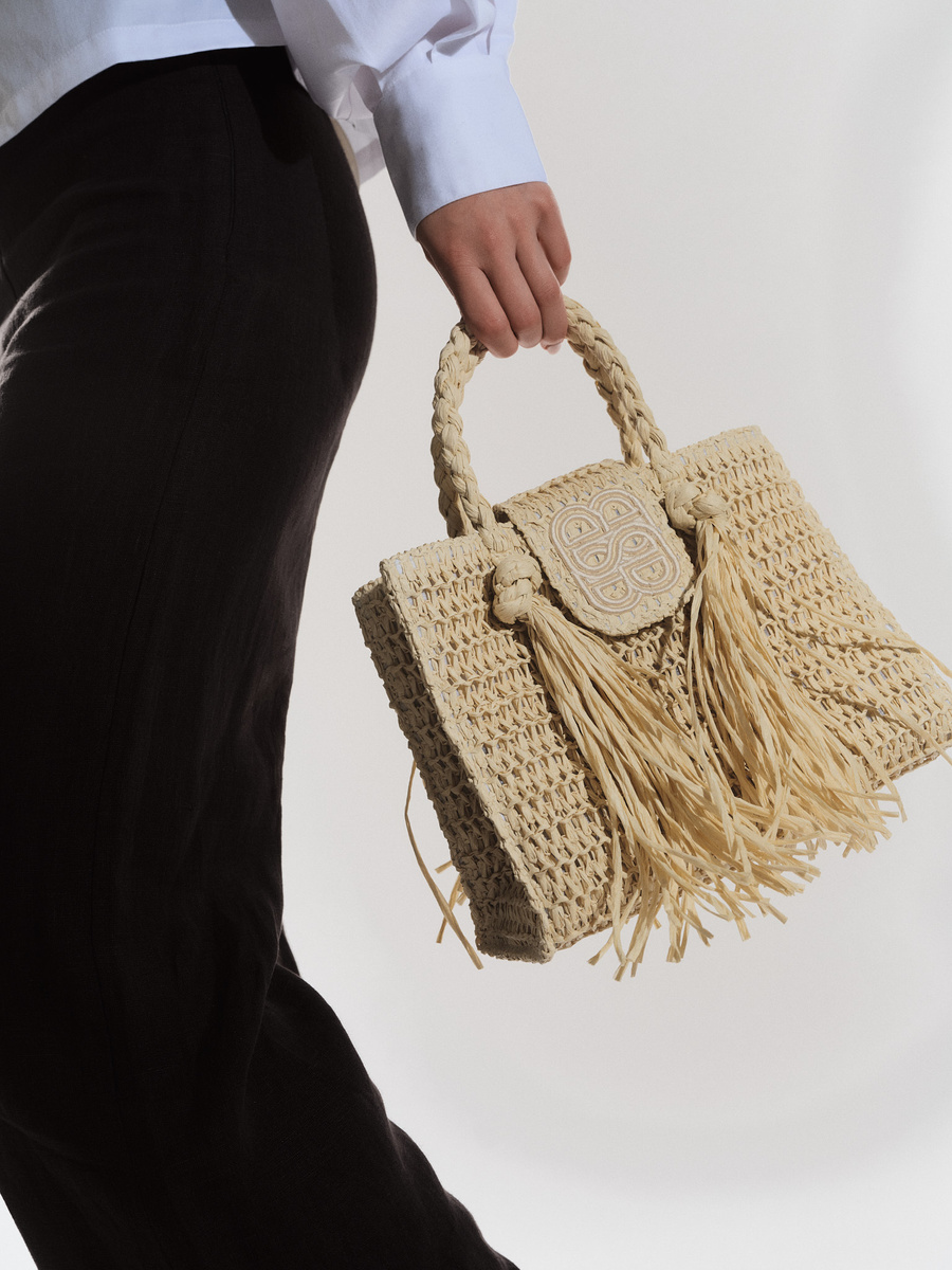 Sigrid Straw Bag