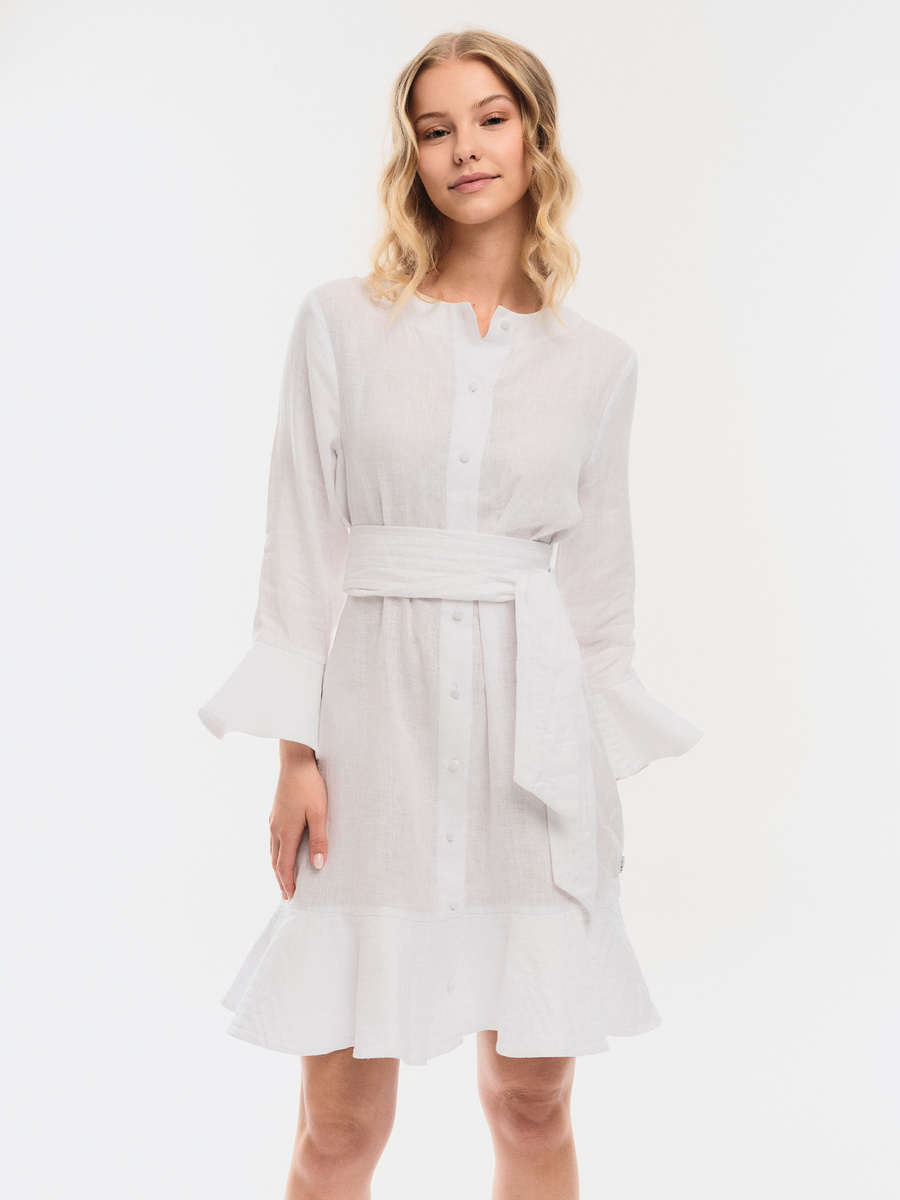 Gabrielle Linen Dress