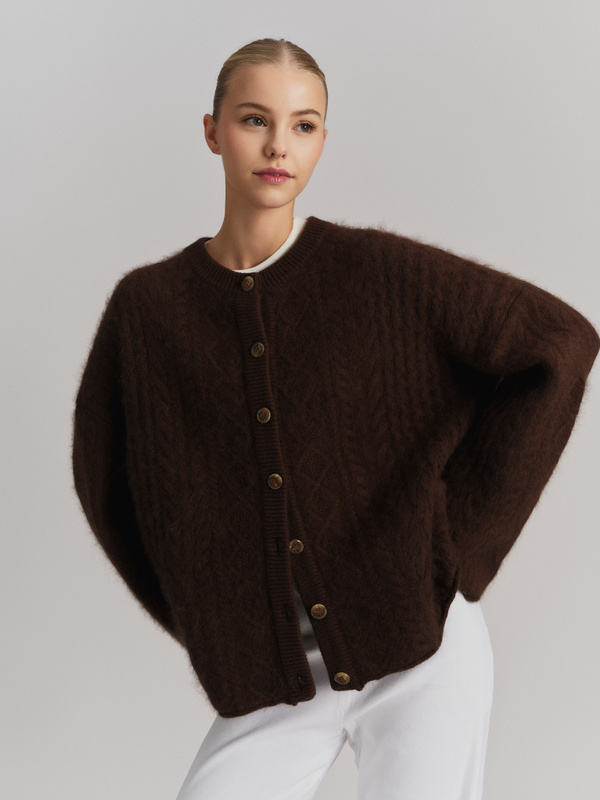 Ylva Brushed Cardigan
