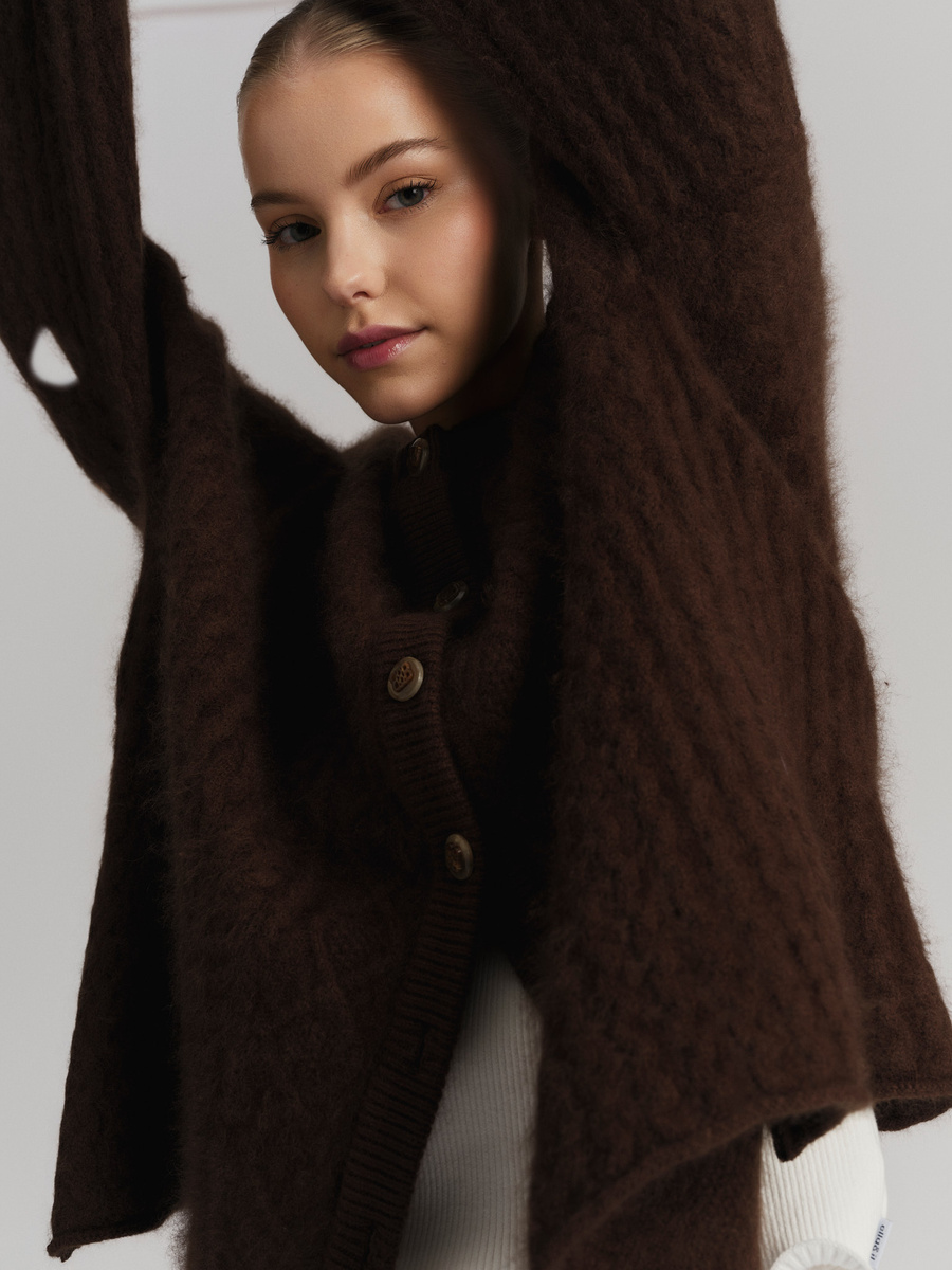 Ylva Brushed Cardigan