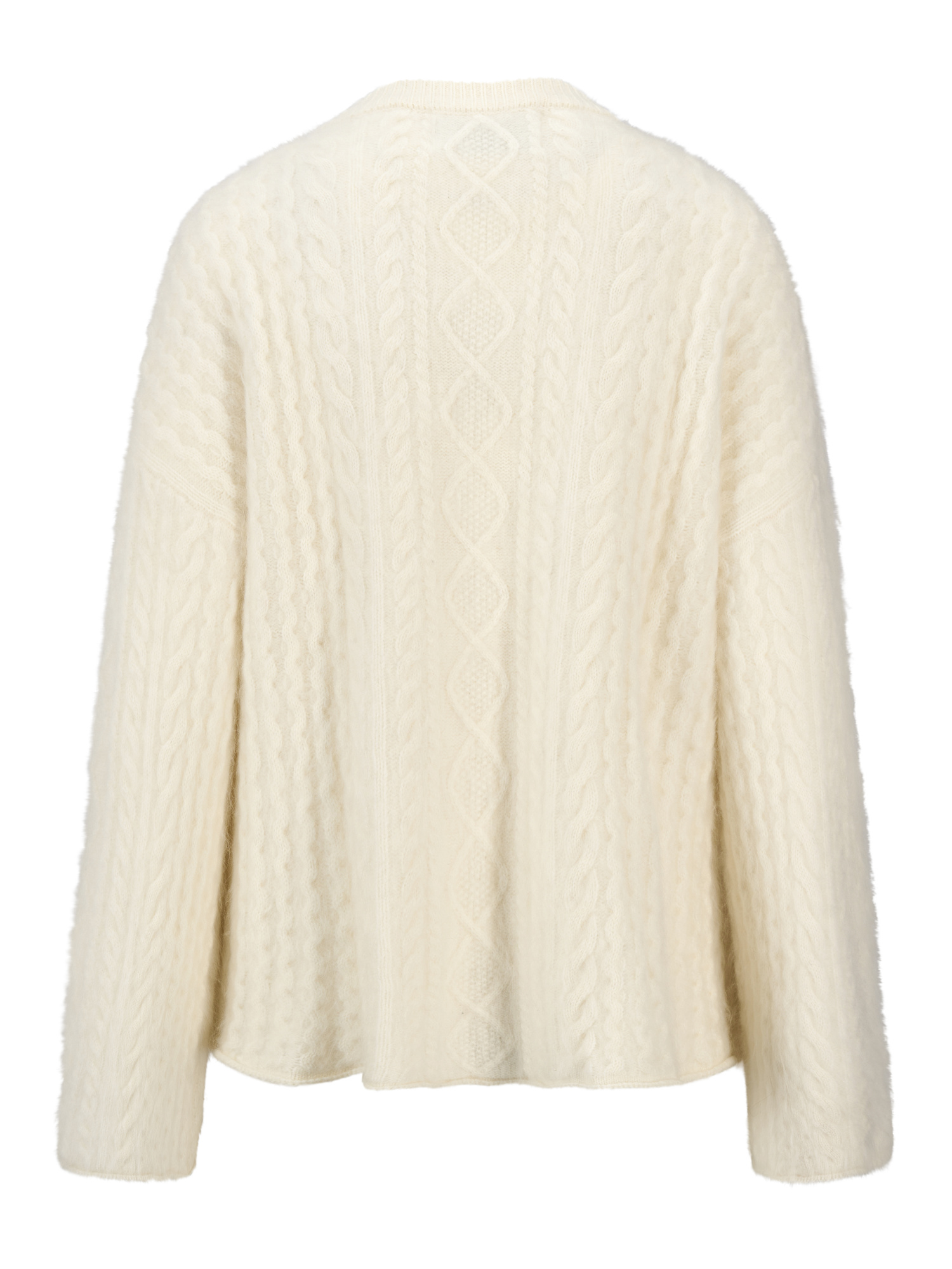 Ylva Brushed Cardigan - relaxed brushed merino knit