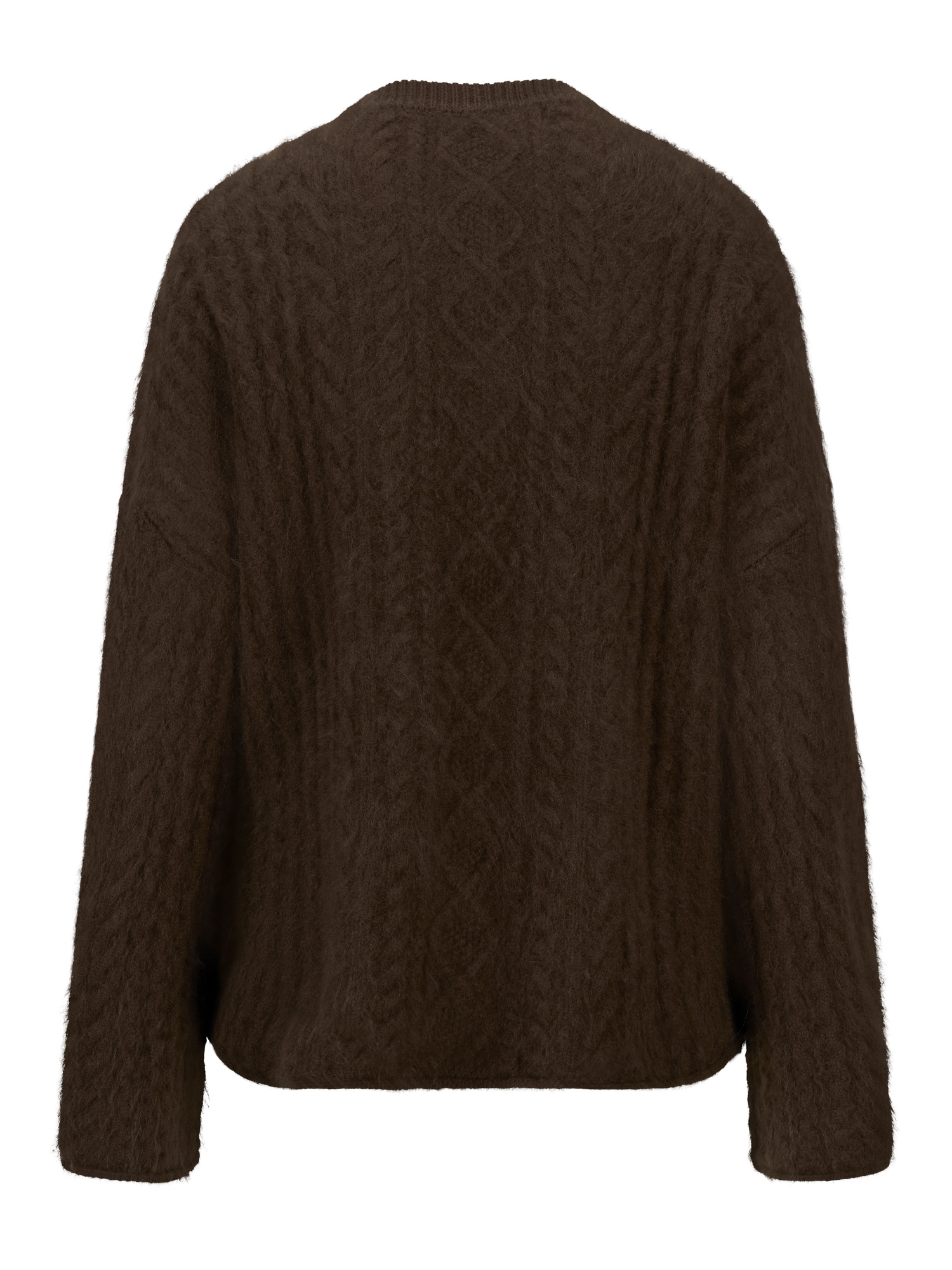 Ylva Brushed Cardigan - relaxed brushed merino knit