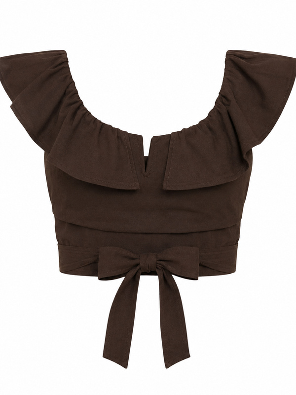 Inga Stretch Linen Top