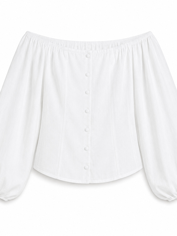 Luiza Stretch Linen Shirt