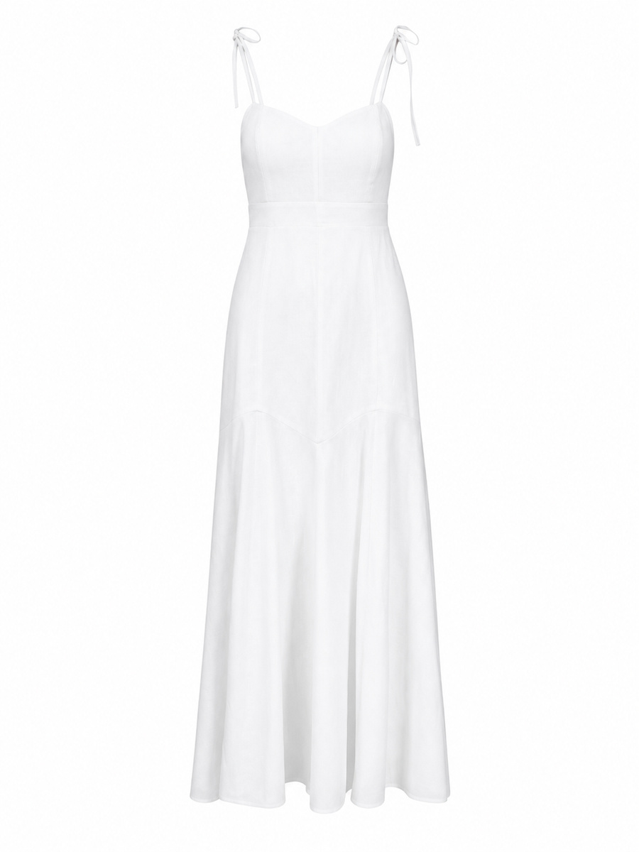 Tessa Stretch Linen Dress