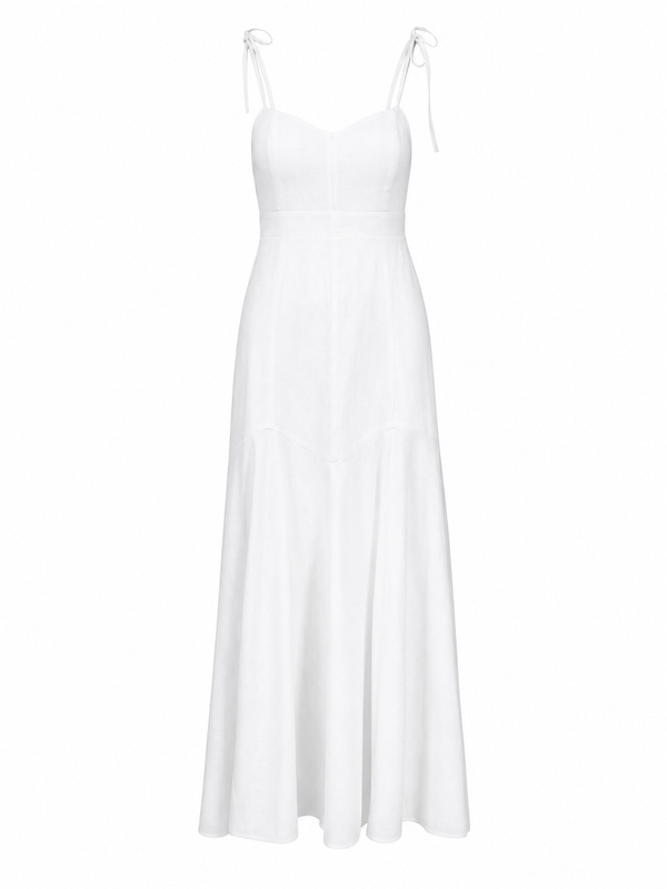 Tessa Stretch Linen Dress