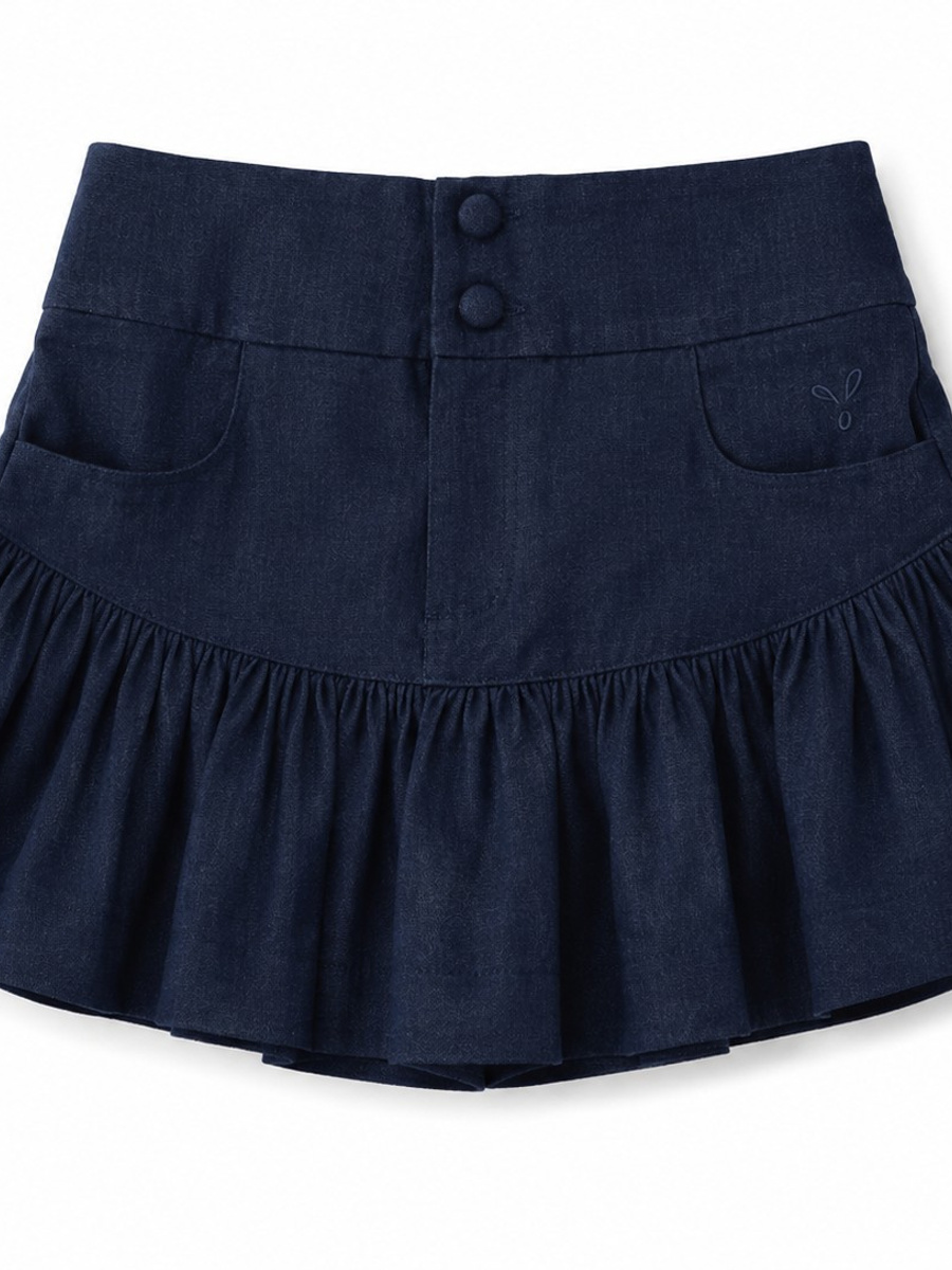 KIDS Nora Stretch Linen Skirt