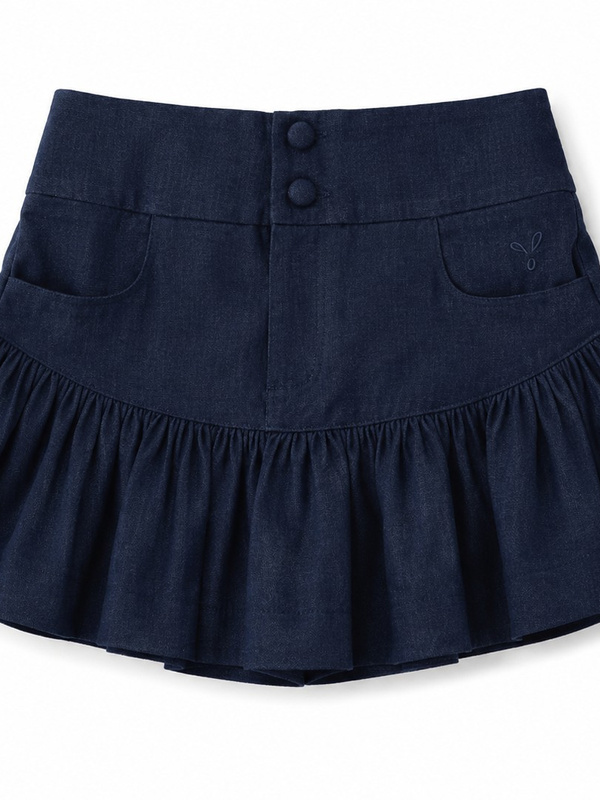 KIDS Nora Stretch Linen Skirt