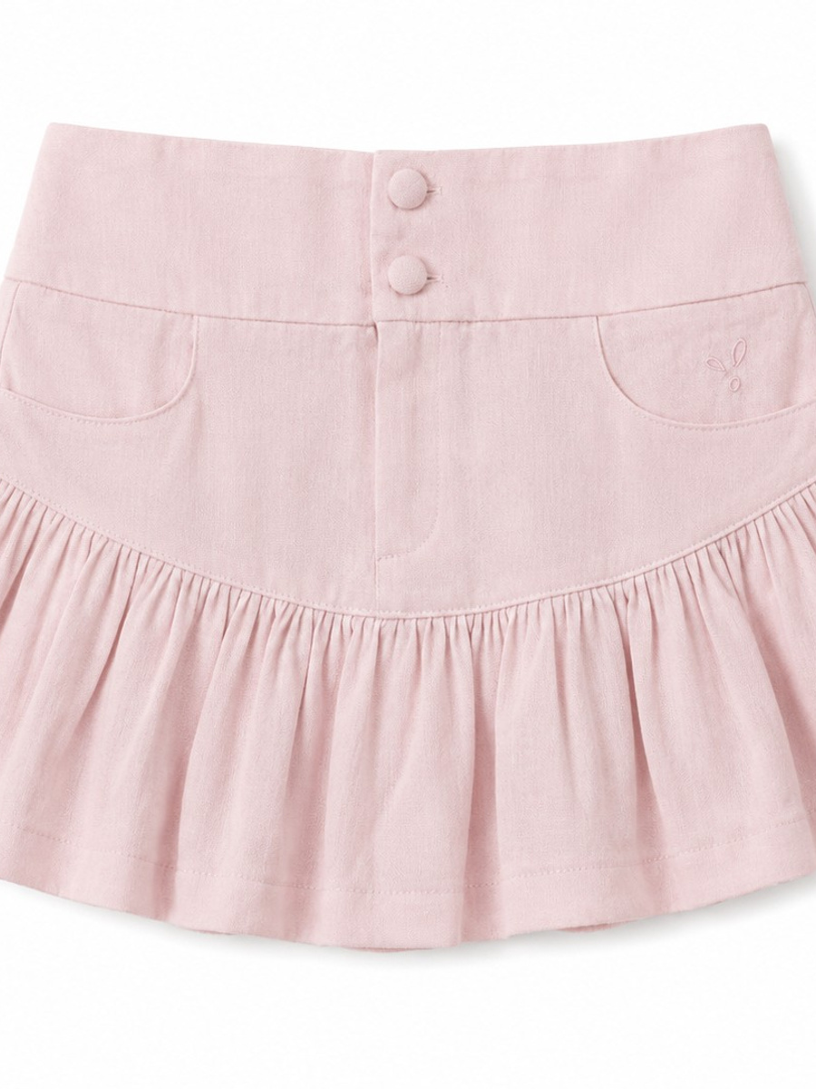 KIDS Nora Stretch Linen Skirt