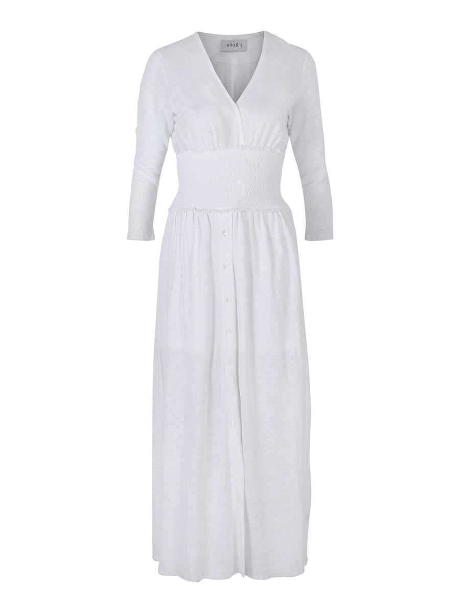 Olympia linen dress
