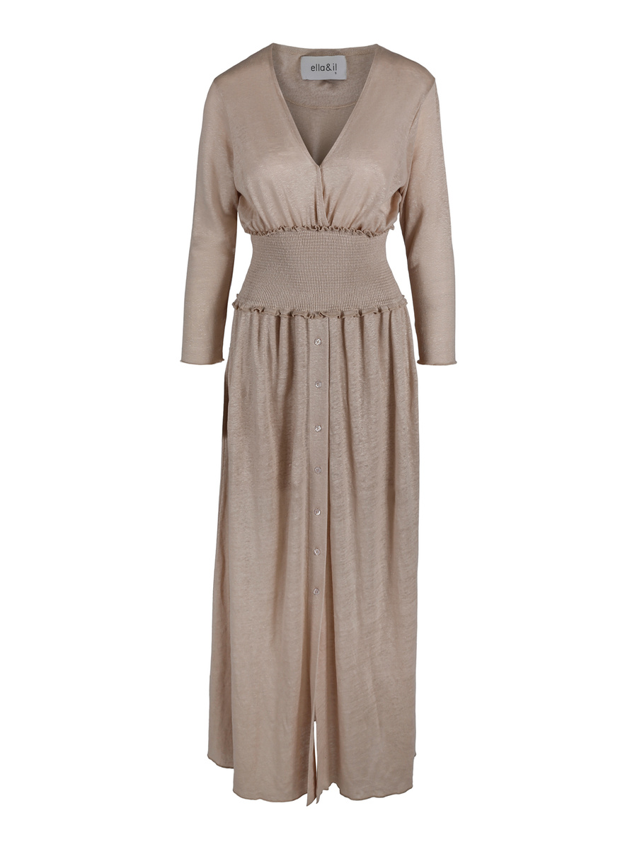Olympia linen dress