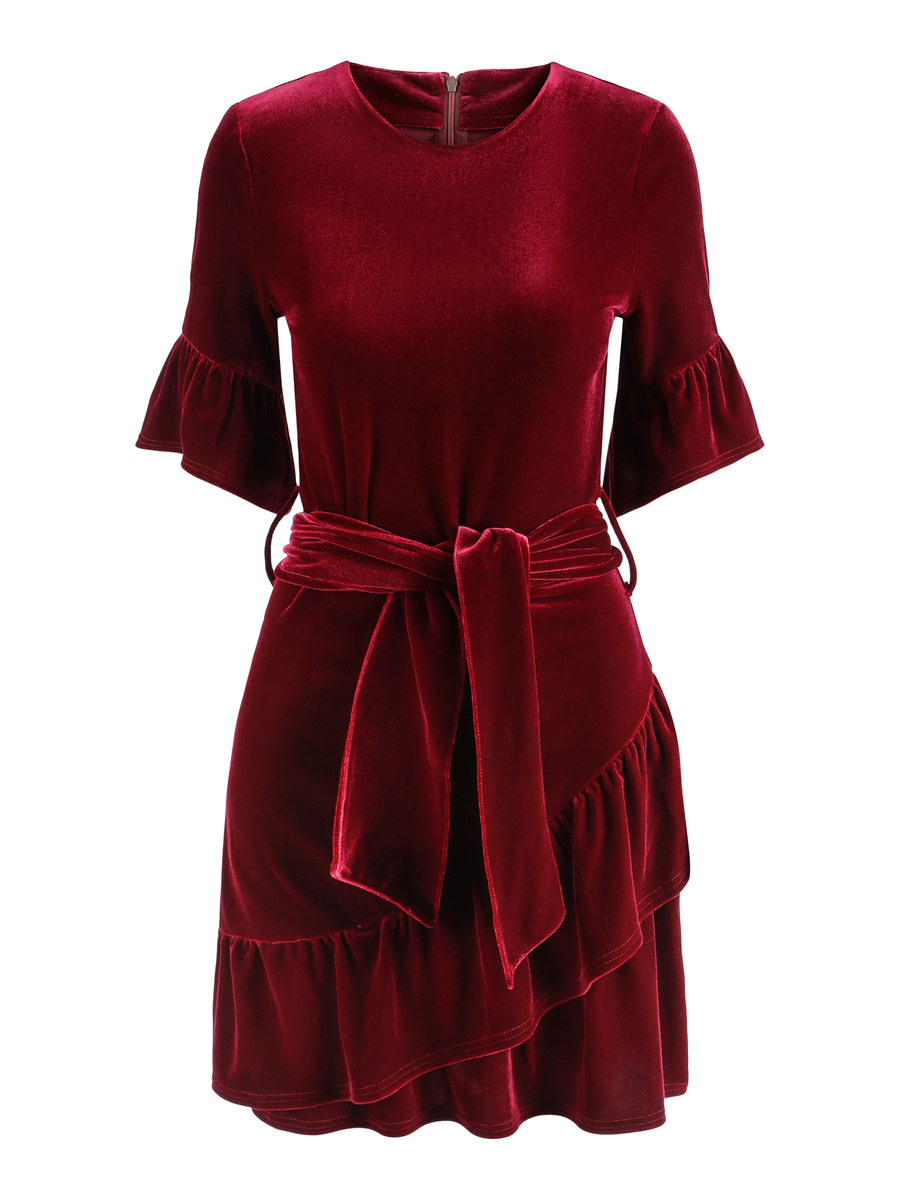 Charlisse velour dress