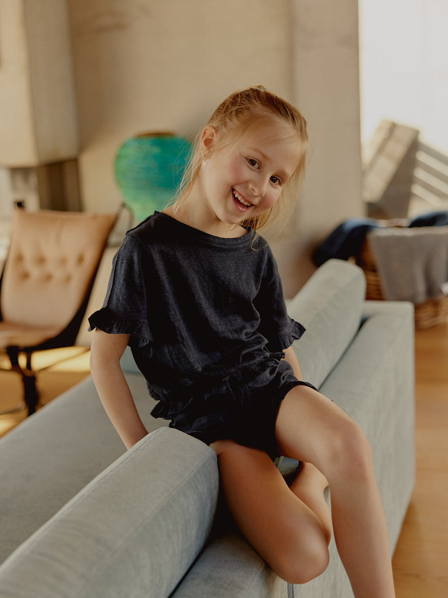 KIDS Lara linen tee