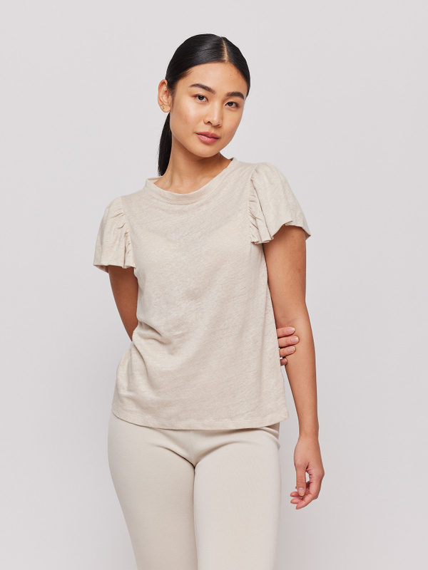 Joselle linen tee